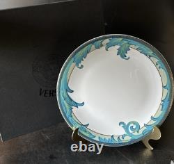Rosenthal Versace 11 1/4 Dinner Plate Medusa Ikarus Arabesque Blue With Box KC