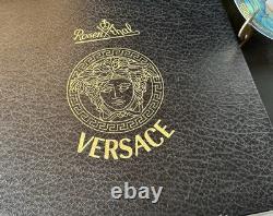 Rosenthal Versace 11 1/4 Dinner Plate Medusa Ikarus Arabesque Blue With Box KC