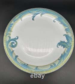 Rosenthal Versace 11 1/4 Dinner Plate Medusa Ikarus Arabesque Blue With Box KC