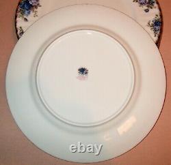 Royal Albert Moonlight Rose 6 Dinner Plates, English First Quality, Superb