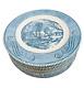 Royal China Currier & Ives Blue Old Grist MILL In Winter Dinner Plates Set Of 12