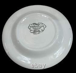 Royal China Currier & Ives Blue Old Grist MILL In Winter Dinner Plates Set Of 12