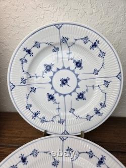 Royal Copenhagen 175 Blue Fluted Plain Dinner Plate 10 x2