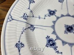 Royal Copenhagen 175 Blue Fluted Plain Dinner Plate 10 x2