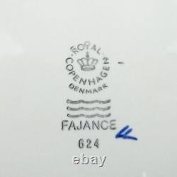 Royal Copenhagen #35 Plate Trunkaver Blue Dinner Plate Western Set of 6