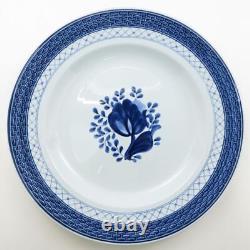 Royal Copenhagen #35 Plate Trunkaver Blue Dinner Plate Western Set of 6