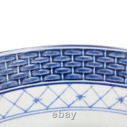 Royal Copenhagen #35 Plate Trunkaver Blue Dinner Plate Western Set of 6