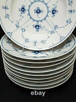 Royal Copenhagen BLUE FLUTED PLAIN Dinner Plate #175 1st Quality