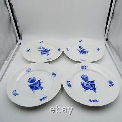 Royal Copenhagen Blue Flowers Braided Dinner Plate 10/8097 10 Set of 4