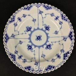 Royal Copenhagen Blue Fluted Full Lace 1084 10 Dinner Plate 1st Quality