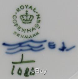 Royal Copenhagen Blue Fluted Full Lace Porcelain Dinner Plate Place Setting 1st