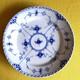 Royal Copenhagen Blue Fluted Half Lace Dinner Plate 10.8 Ceramic Used
