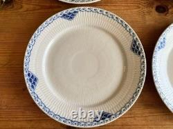 Royal Copenhagen Blue Princess 25cm Dinner Plate Set of 4, Fine Ceramic
