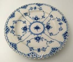 Royal Copenhagen Dinner Plate 1084 Blue Fluted Full Lace 1st quality