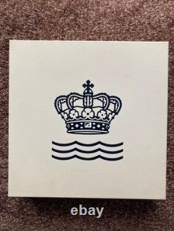 Royal Copenhagen Golden Summer Blue 26cm Dinner Plate New Unused Boxed