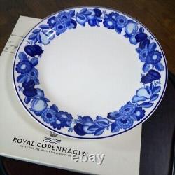 Royal Copenhagen Golden Summer Blue Dinner Plate 26cm