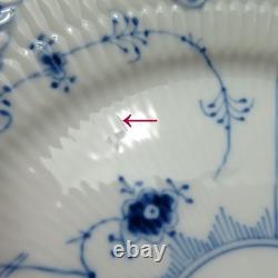 Royal Copenhagen Plate Blue Fluted Full Lace Dinner Plate 24.5cm Western DDU