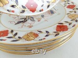 Royal Crown Derby Asian Rose Six Dinner Plates Made For The Tiffany Company