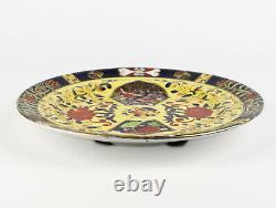 Royal Crown Derby Birds Chrysanthemums Dinner Plate Antique Old Imari 10 1/2 P0