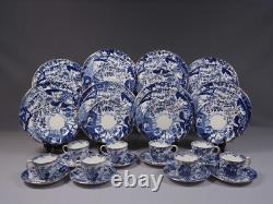Royal Crown Derby Blue Mikado Dinner Luncheon Set Plate Coffee Tea cup England