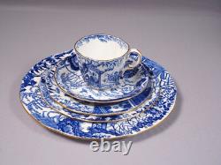 Royal Crown Derby Blue Mikado Dinner Luncheon Set Plate Coffee Tea cup England