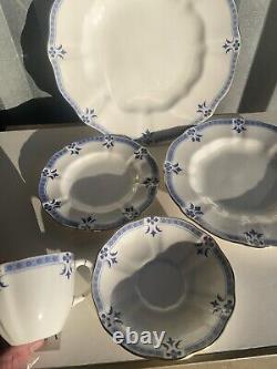 Royal Crown Derby Grenville Dinner Plate Salad & Bread Tea Cup New 5 Pc Setting