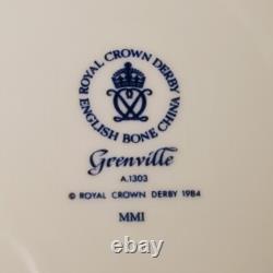 Royal Crown Derby Grenville Set of 3 Dinner Plates