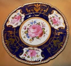 Royal Crown Derby Handpainted Flowers Dinner Plate Cuthburt Gresley C1937