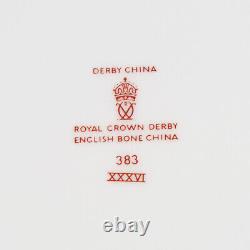 Royal Crown Derby Kings Dinner Plate, Vintage Old Imari Cobalt Blue Rust 10 5/8