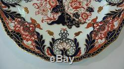 Royal Crown Derby Porcelain Imari Kings Pattern #383 9 Dinner Plate