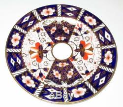 Royal Crown Derby, TRADITIONAL IMARI, 2451 Blue Rust Flower, Salad Plate, 8 1/2