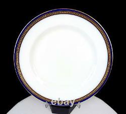 Royal Doulton #325655 Gilman Collamore & Co Cobalt Gilt 2pc 10.5 Dinner Plates