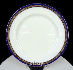 Royal Doulton #325655 Gilman Collamore Cobalt Gilt 2 Piece 10 1/2 Dinner Plates