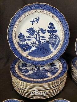 Doulton Booths Real Old Willow Plates 22cm 8.5 ins 