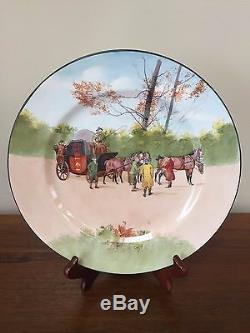 Royal Doulton COACHING DAYS BONE BLUE SKY Dinner Plate