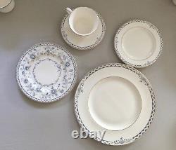 Royal Doulton Josephine Gold Trim 45pc Set Fine China 8 Setttings & Serving Ware