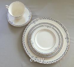 Royal Doulton Josephine Gold Trim 45pc Set Fine China 8 Setttings & Serving Ware