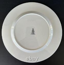 Royal Doulton Old Colony Dinner Plates 10 5/8 Set Of 8 White Blue Floral