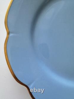 Royal Limoges Blue Azure Dinner Plate 10.5 New