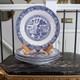 Royal Oak Blue and White Porcelain Dinner Plate Set