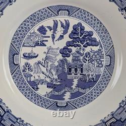 Royal Oak Blue and White Porcelain Dinner Plate Set