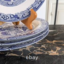 Royal Oak Blue and White Porcelain Dinner Plate Set