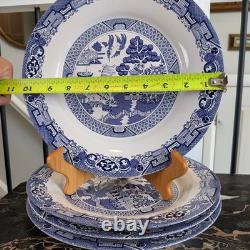 Royal Oak Blue and White Porcelain Dinner Plate Set