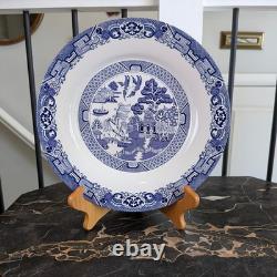 Royal Oak Blue and White Porcelain Dinner Plate Set