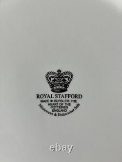 Royal Stafford Asiatic Pheasant Blue & White Dinner Plate 11? -set of 4