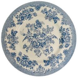 Royal Stafford Dinner Plates Asiatic Pheasant Powder Blue 11 Set of 8 Plates