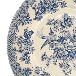 Royal Stafford Dinner Plates Asiatic Pheasant Powder Blue 11 Set of 8 Plates
