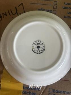 Royal Stafford Fine Earthenware Blue & White Dinner Plate 8 3/8 inches England