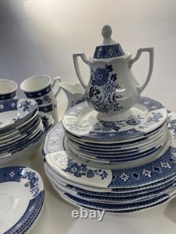 Royal Staffordshire Blue White Cathay Ironstone JW Meakin England Replacements