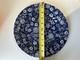 Royal Wessex Churchill Queens England Calico Blue Dinner Plates Set of Eleven
